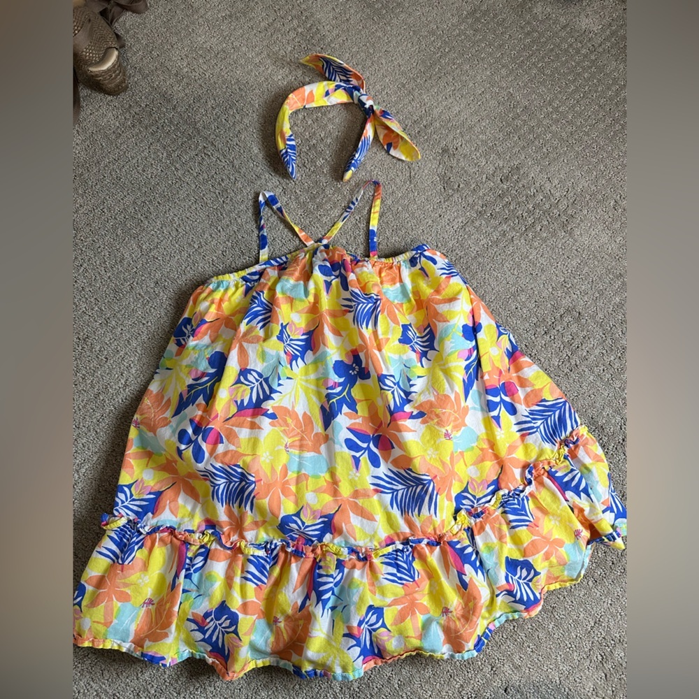 Janie and Jack Multicolor Floral Outfit